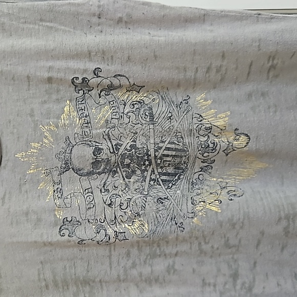 Von Zipper Semi-Transparent Skull Tee - Picture 2 of 5